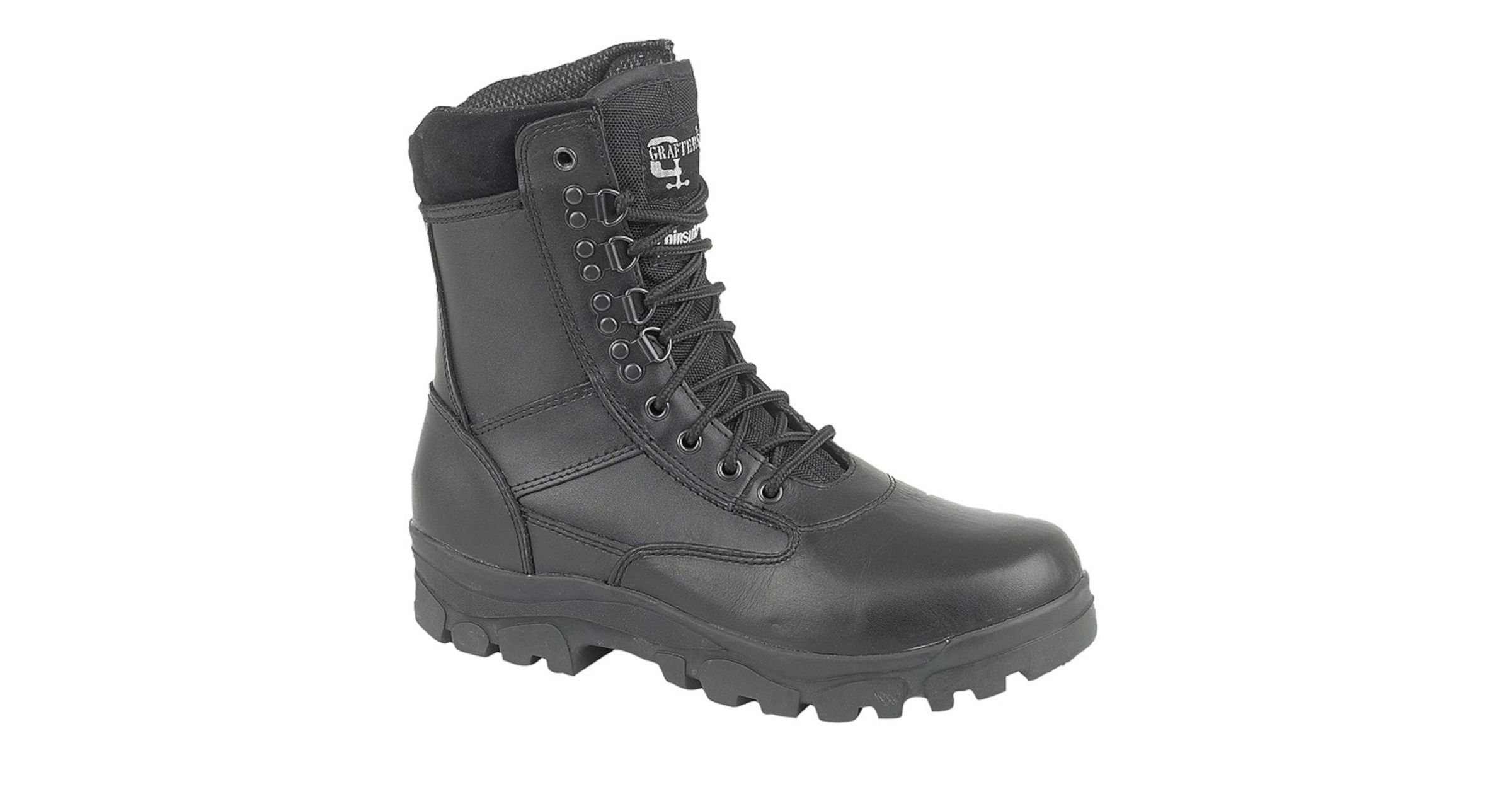Grafters Top Gun M671A Black 3M Thinsulate Lined Cadet Combat Boots