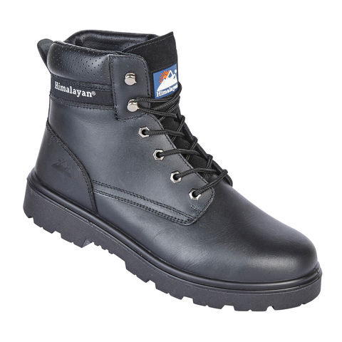 Himalayan 1120 S3 SRC Black Leather Steel Toe Cap Safety Boots Work Boot