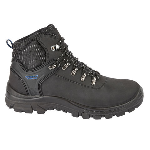 Himalayan 2601 S1P SRC Black Leather Steel Toe Cap Hiker Style Safety Boots