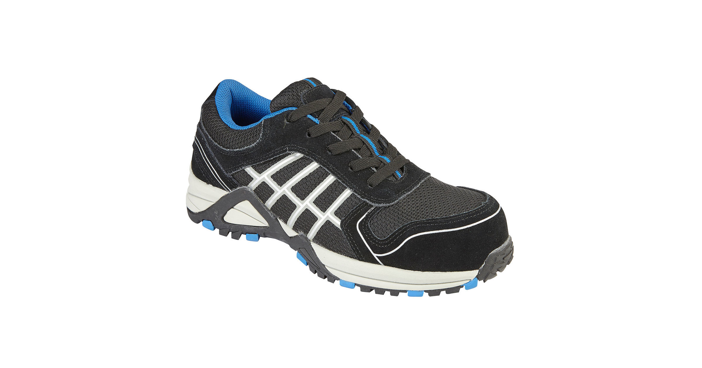HIMALAYAN 3421 S1P blue/black metal-free composite safety trainer with midsole 