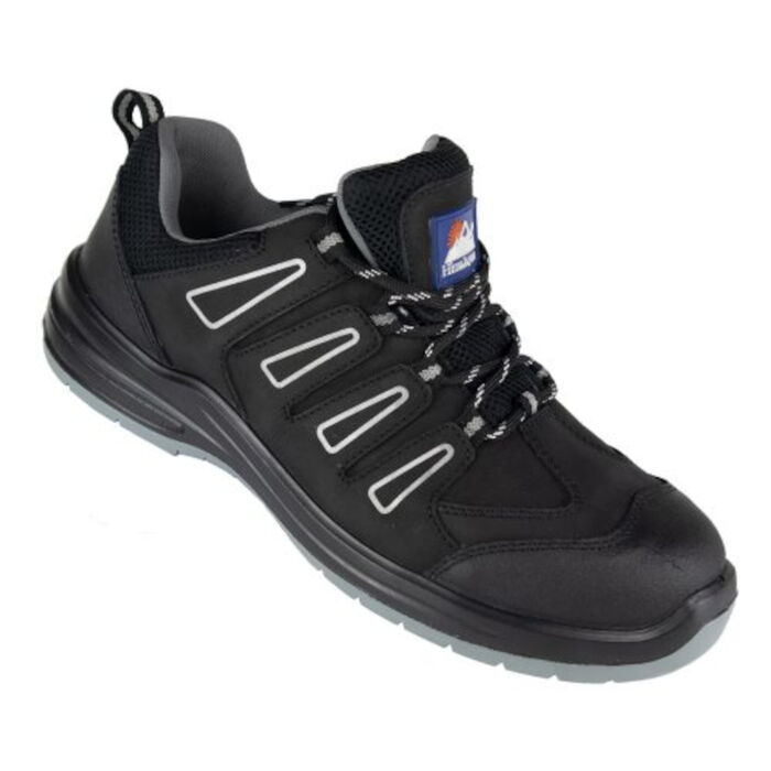 Himalayan 4214 S3 Black Leather Composite Toe Metal Free Safety Trainers