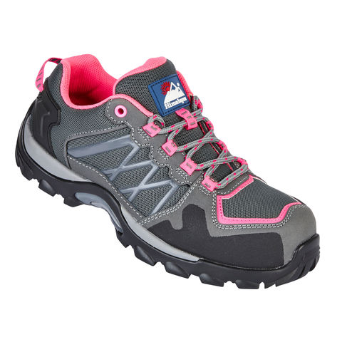 Himalayan 4302 S1P SRC Ladies Pink Grey Composite Toe Metal Free Safety Trainers