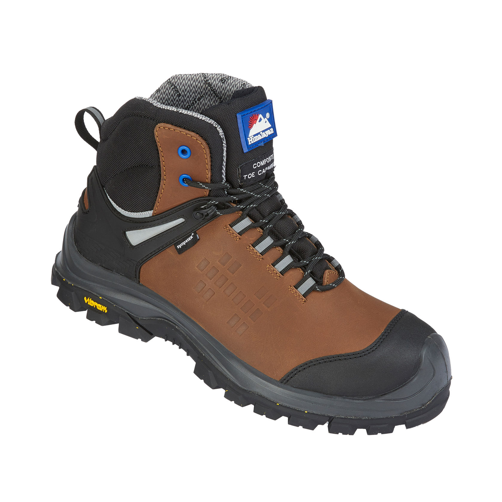 Himalayan 5704 Waterproof Brown Vibram Composite Toe Safety Boots