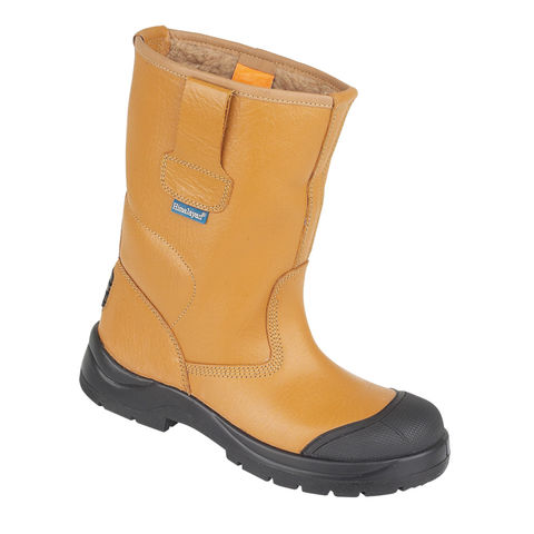 Himalayan 9102 Tan Warm Lined HyGrip Steel Toe Cap Bump Cap Safety Rigger Boots