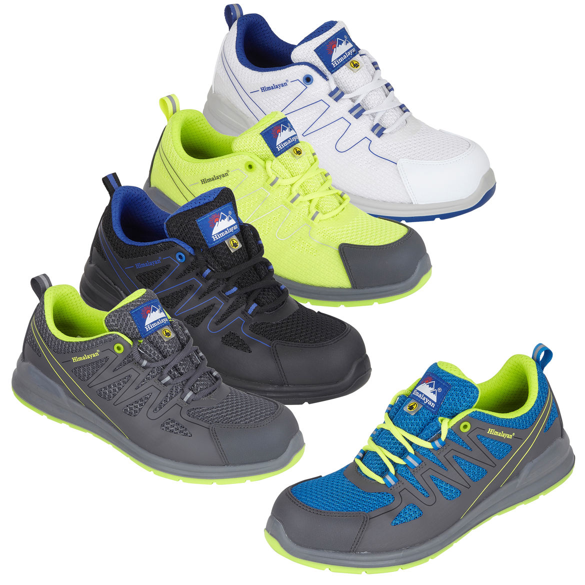 Himalayan #GOWork Electro S1P SRC ESD Metal Free Composite Toe Safety Trainers