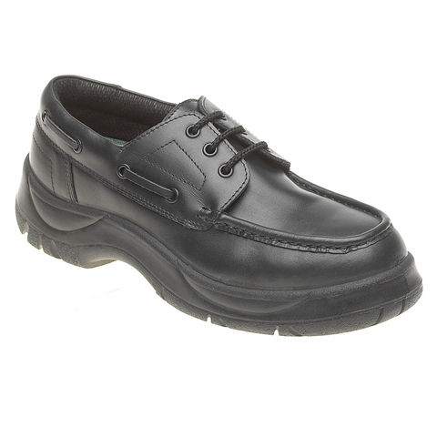 Himalayan S711 SRC Mens Black Wide Fit High Grip Anti Slip Office Boat Shoes