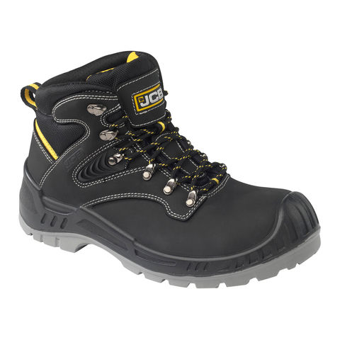 JCB Backhoe S3 SRC Black Heavy Duty Composite Toe Cap Safety Boots