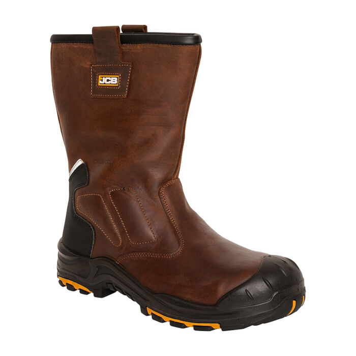 JCB Denstone S3 Waterproof Metal Free Composite Toe Safety Rigger Boots