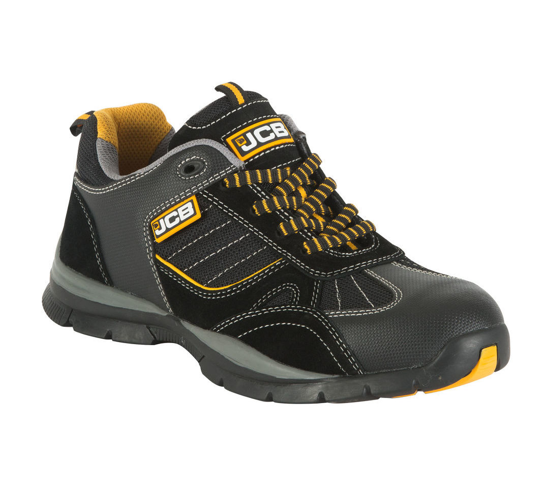 JCB Granite SB Black Steel Toe Cap Sports Style Safety Trainers