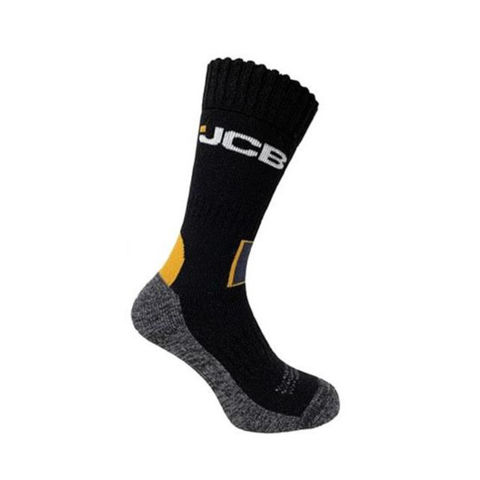 JCB Pro Tech Mens Heavy Duty Reinforced Wool High Quality Work Socks Boot Sock