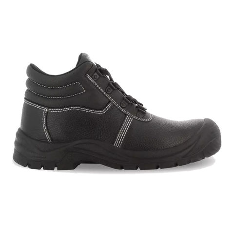 Safety Jogger Safetyboy S1P SRC Black Leather Steel Toe Cap Chukka Safety Boots