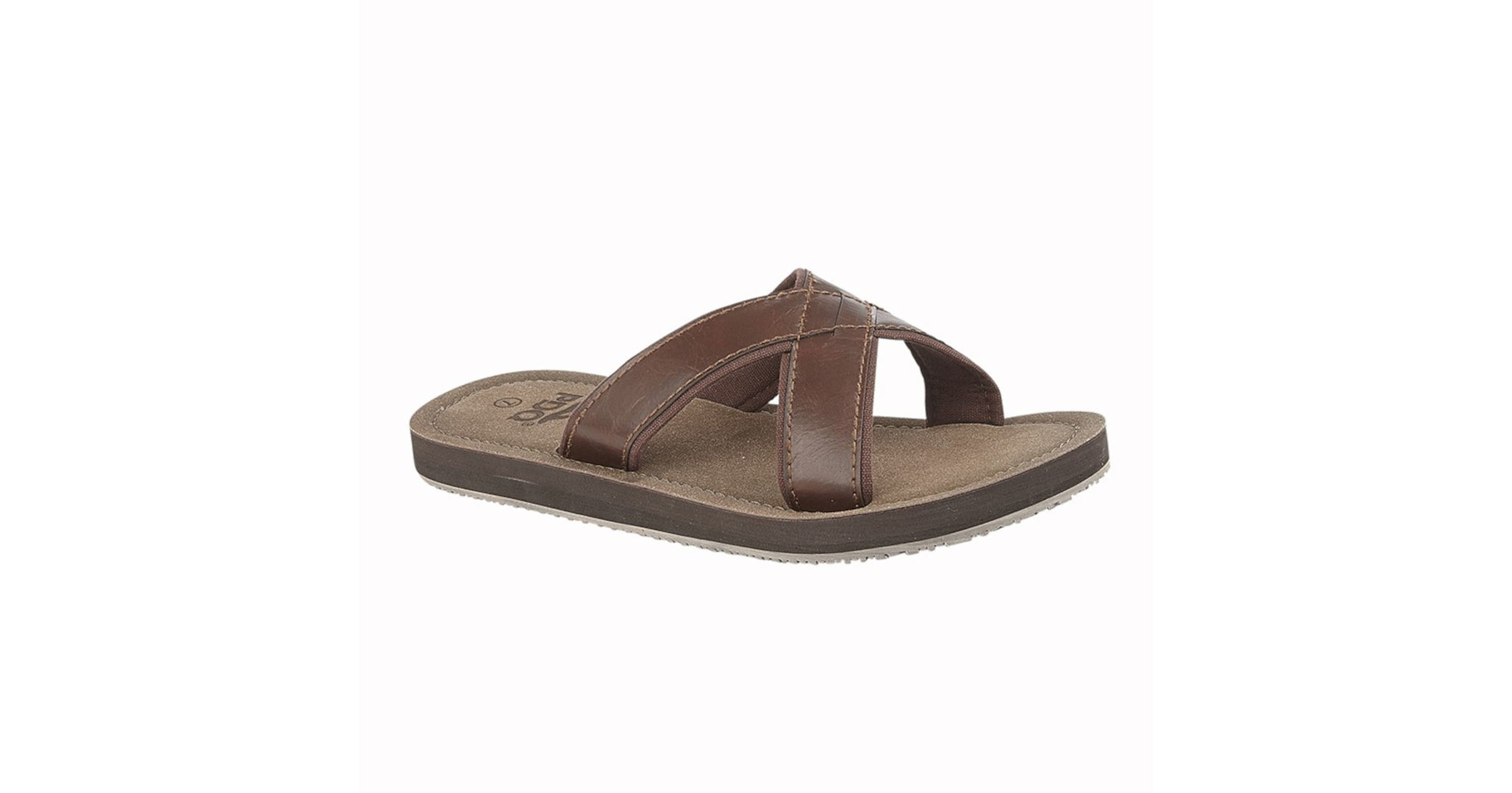 Mens crossover deals flip flops