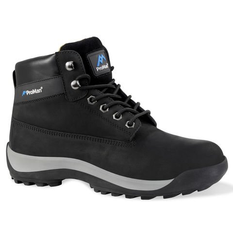 Pro Man Jupiter PM36 S3 SRA Black Steel Toe Cap Heavy Duty Safety Boots