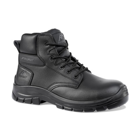 Pro Man PM4003 Georgia S3 Black 100% Metal Free Composite Toe Cap Safety Boots