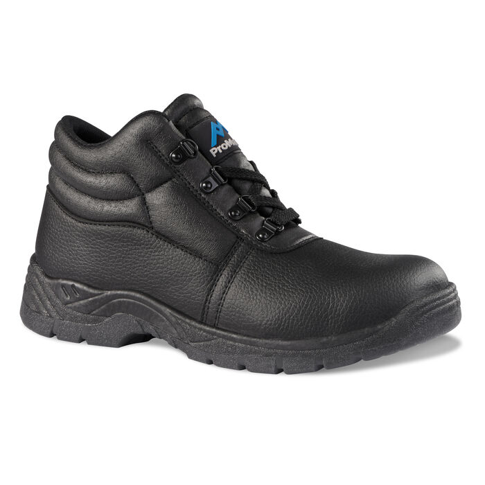 Pro Man Utah PM100 S3 Black Leather Steel Toe Cap Chukka Safety Boots