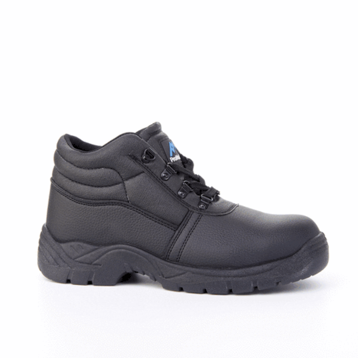 Pro Man Utah PM100 S3 Black Leather Steel Toe Cap Chukka Safety Boots Sole
