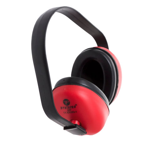 Proforce EP01 SNR 29dB Red Classic Ear Defenders Ear Protectors