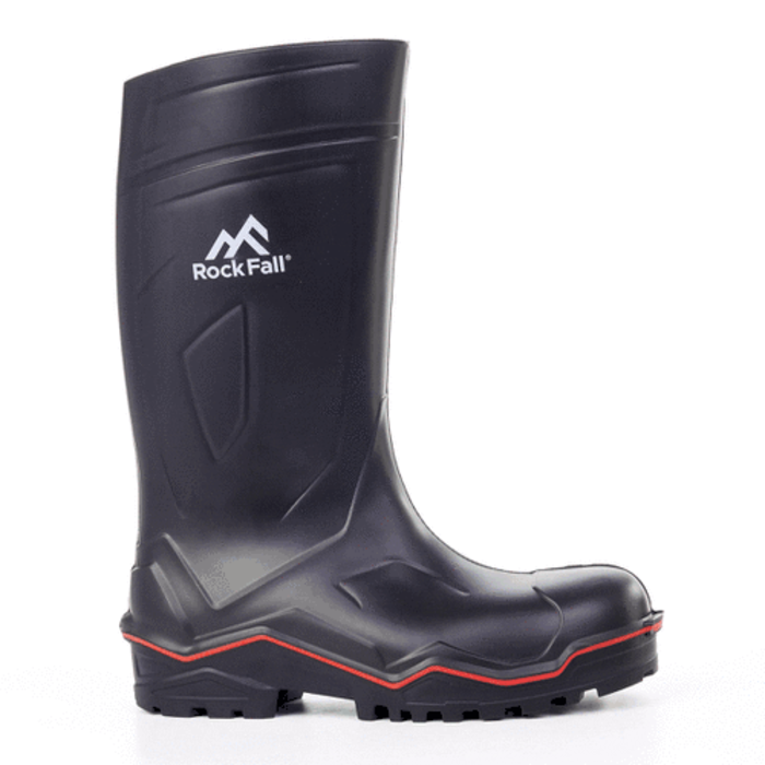Rock Fall Excavate RF270 Black S5 Insulated Safety Wellington Boots