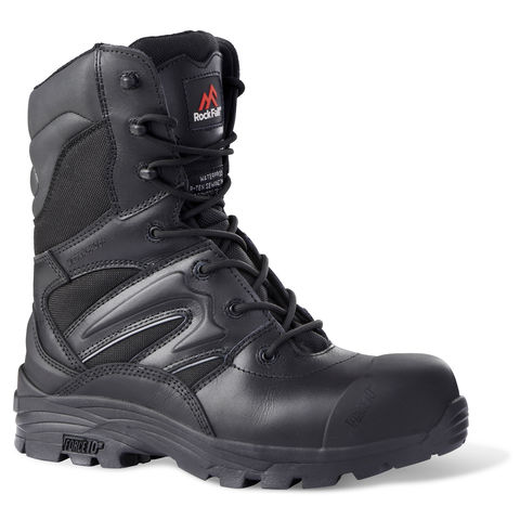 Rock Fall Titanium Black S3 HRO SRC Composite Toe Cap Waterproof Safety Boots