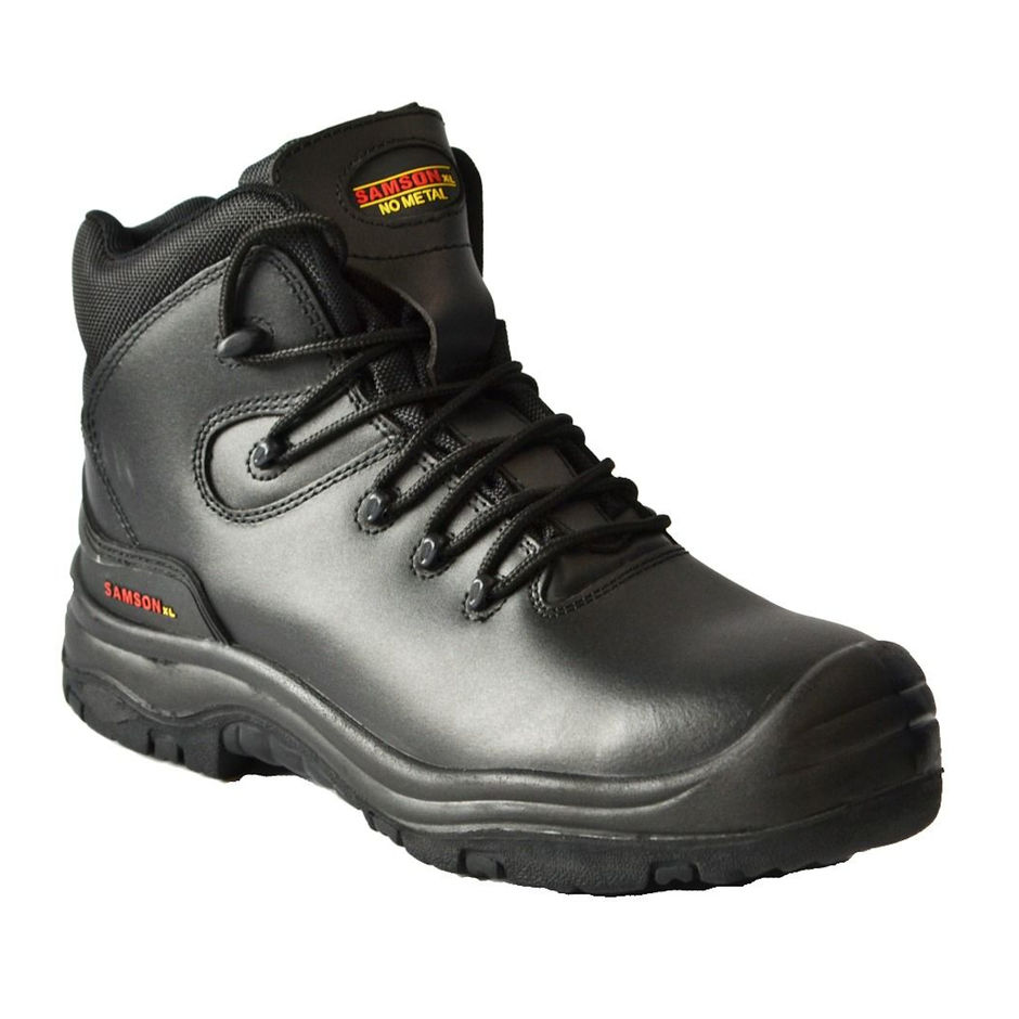 Black hiker style boots best sale