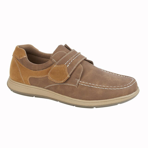 Scimitar M364BT Mens Beige Nubuck Touch Fastened Super Lightweight Casual Shoes