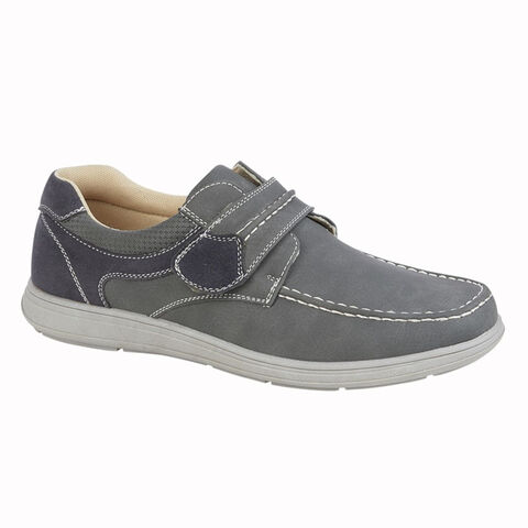 Scimitar M364F Mens Grey Nubuck Touch Fastened Super Lightweight Casual Shoes