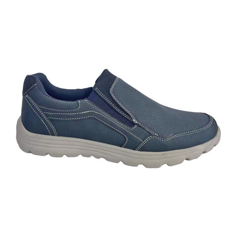 Scimitar M458C Mens Navy Blue Nubuck Super Lightweight Slip On Casual Shoes