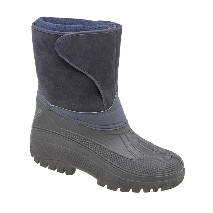 Stormwells Navy Blue Thermal Fleece Lined Waterproof Snow Boots
