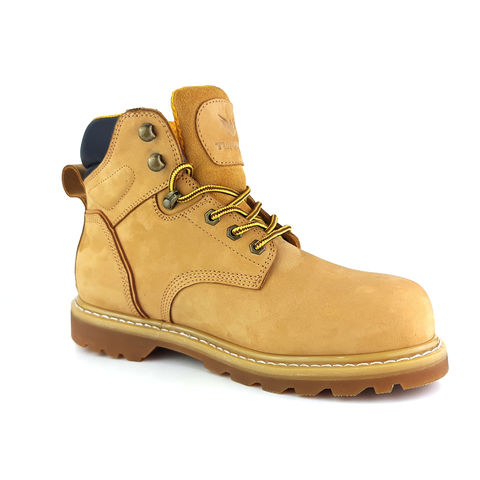Tuffking 2007 Alder S3L SR HRO Honey Nubuck Fibreglass Toe Cap Safety Boots