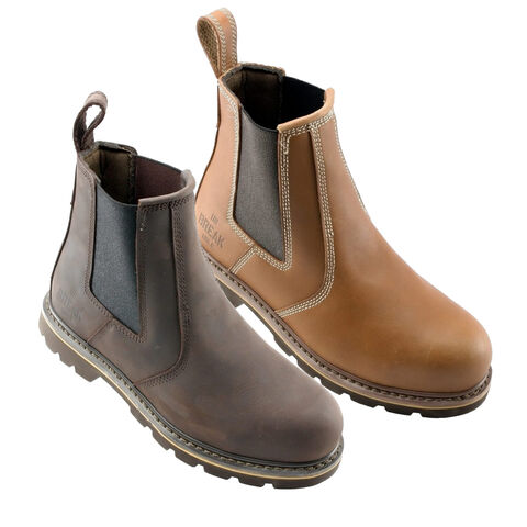 Unbreakable Highland SBP SRA Steel Toe Cap Chelsea Dealer Safety Boots