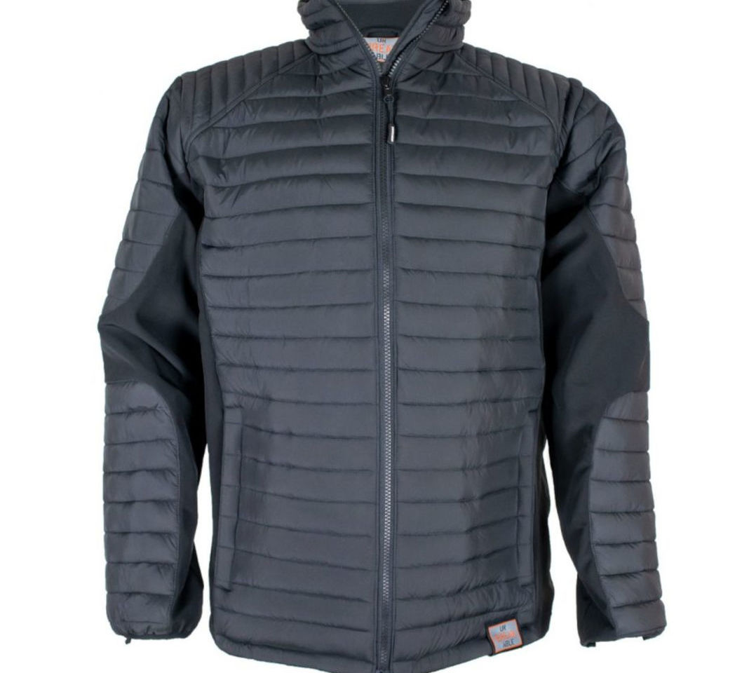 Unbreakable U403 Rutland Men's Black Padded Jacket Bubble Coat