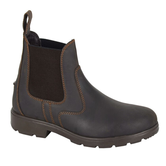 Woodland L342WB Ladies Dark Brown 100% Waterproof Country Chelsea Dealer Boots