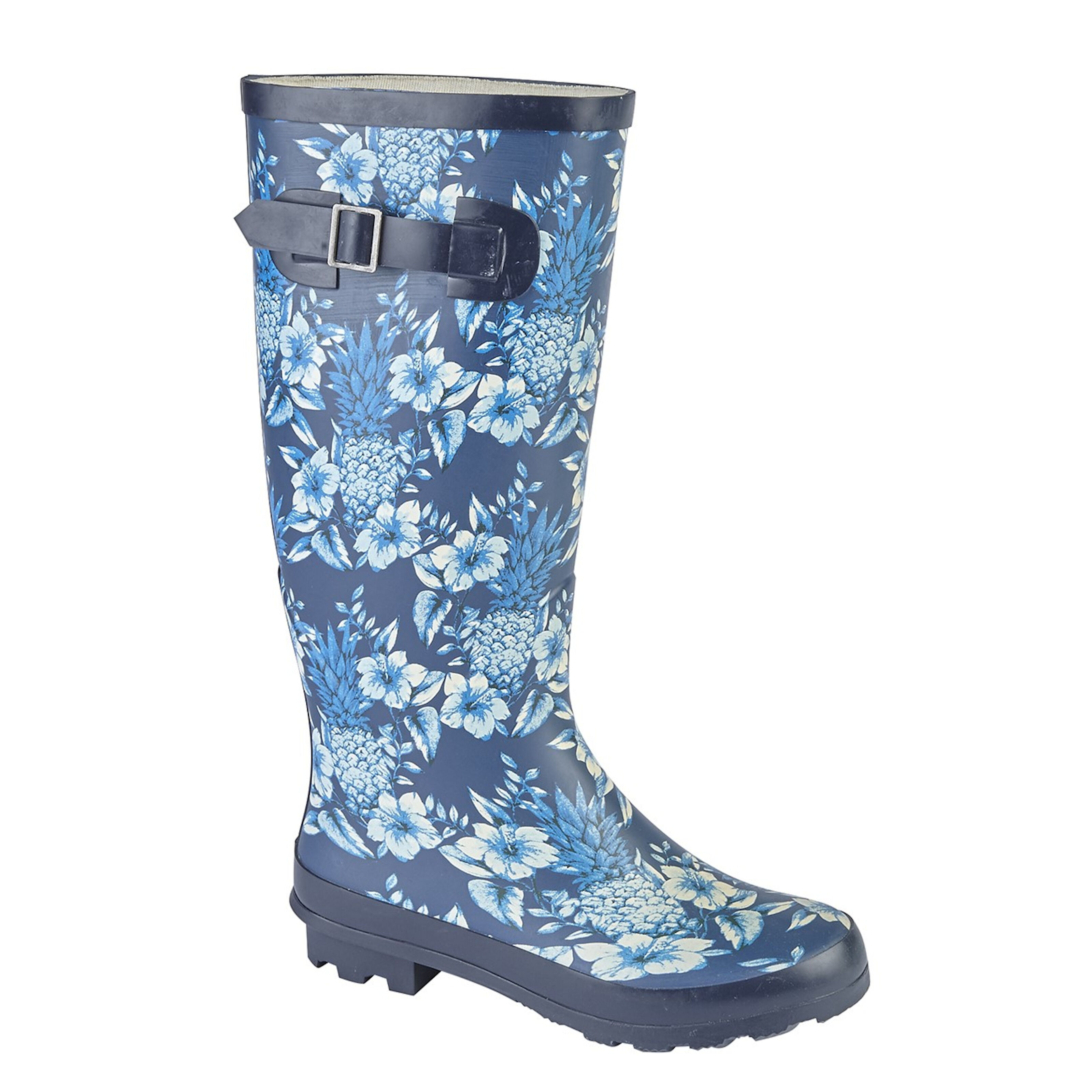 floral wellies