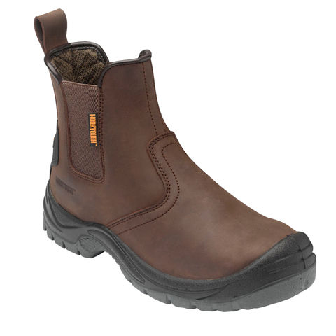 Worktough 804SM S1P SRC Brown Steel Toe Cap Chelsea Dealer Safety Boots