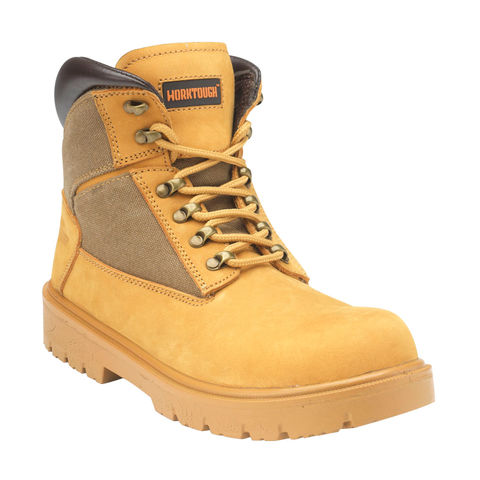 Worktough Tradesman S1P SRC Heavy Duty Honey Nubuck Steel Toe Cap Safety Boots