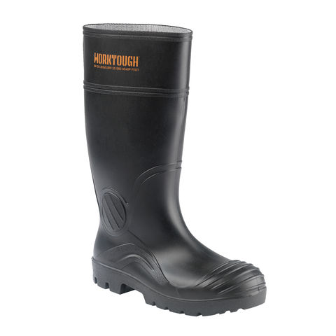 Worktough WT110 S5 SRC Black Steel Toe Cap Safety Wellington Boots Wellies